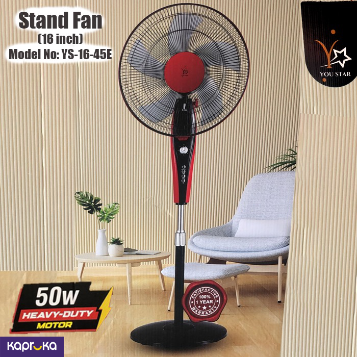 You Star Stand Fan 16 Inch YS-16-45E