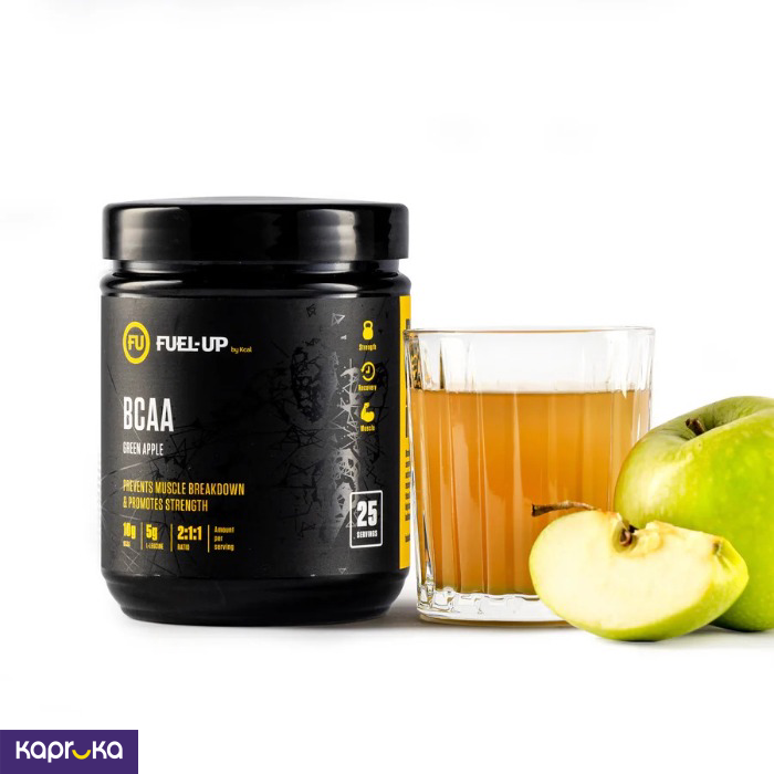 Fuel Up Bcaa Powder Green Apple Flavor Sugar Free Workout Recove