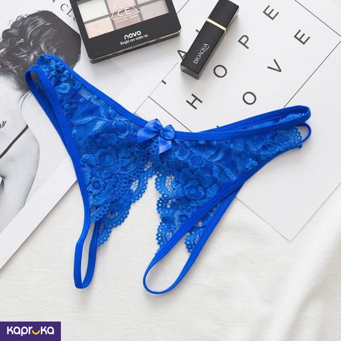 Women Lace Panties Crotchless Underwear Thong Lingerie G String